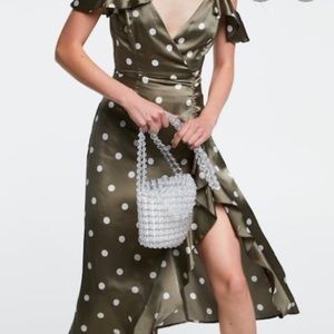 Zara polka dot dress